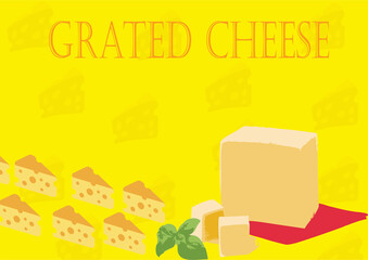 Grated cheese is one of the most popular foods.