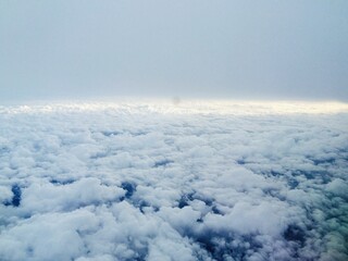 above the clouds