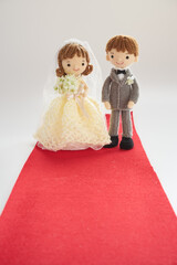 あみぐるみ人形　ウエディング