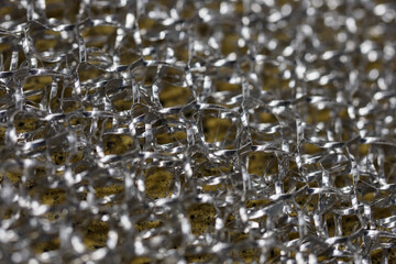 Detail of an industrial aluminum filter.