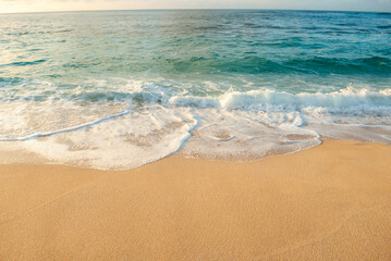 Tropical Beach at sunset