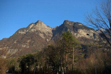Herbststimmung in Balzers in Liechtenstein 17.11.2020