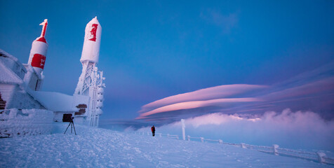 temporal de nieve y frio en la montaña . Filomena  © Dani Sanz