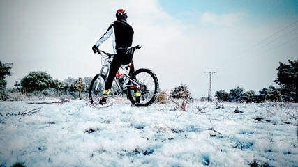 temporal de nieve y frio en la montaña . Filomena  © Dani Sanz