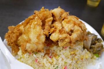 ジャンボ唐揚げチャーハン
