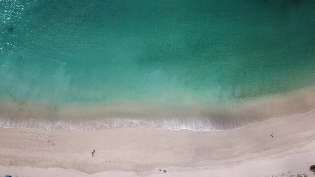 Lombok Mawun Beach waves, Indonesia