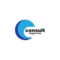 consulting logo design template
