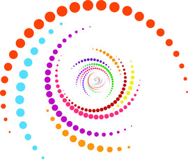 design whirlwind, abstract colorful swirl