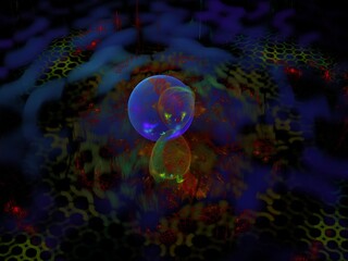 Imaginatory fractal background Image