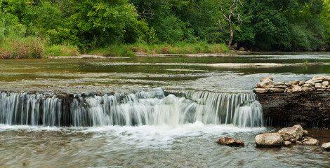 546-79 Prairie Creek Waterfall Summer