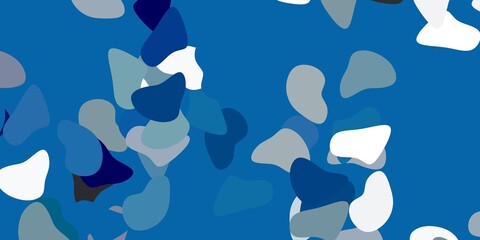 Light green vector backdrop with chaotic shapes.