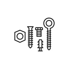 Mount types color line icon. Pictogram for web page, mobile app, promo.