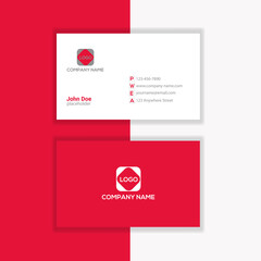 Naklejka premium Business card, card design in vector, design, minimal, new business card