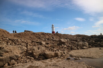lighthouse on the island of Portland 