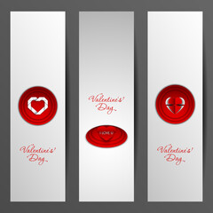 Website header or banner of Valentine's Day with beautiful calligraphy.