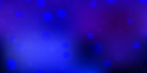 Dark pink, blue vector texture with memphis shapes.