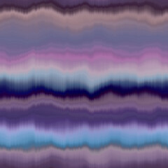 Blurry silk dark moody tie dye texture background. Wavy irregular bleeding wave seamless pattern. Athmospheric ombre distorted watercolor effect. Space dyed all over print © Limolida Studio