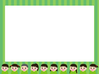 子供のフレーム（スポーツ）