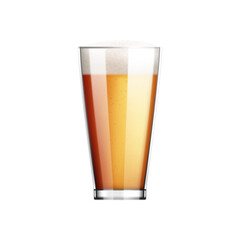 Beer Glass Realistic Composition