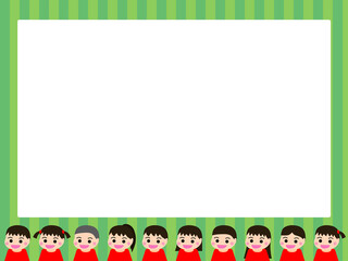 子供のフレーム（スポーツ）