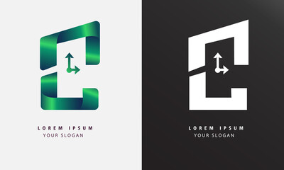 Fototapeta premium vector graphic of Letter c logo icon