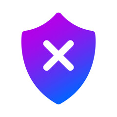 Obraz premium Shield icon vector