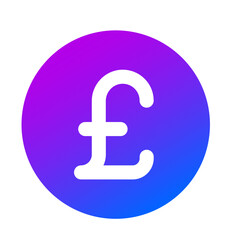 Pound coin money icon