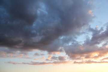 cloud and vanilla sky background.