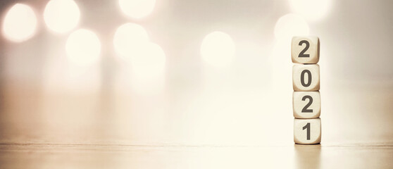Happy New Year Background. Start in 2021