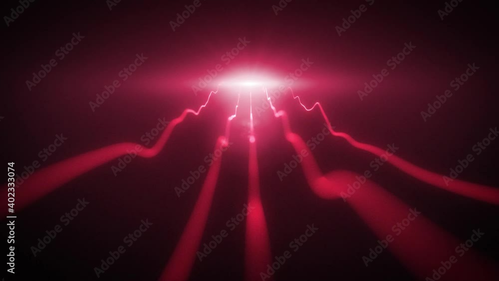 Poster abstract waving lines fx background loop/ 4k animation of an abstract background with fracta particl