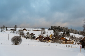 Winter in Hinterzarten im Schwarzwald