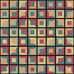 Abstract Geometric Pattern generative computational art illustration