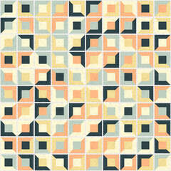 Abstract Geometric Pattern generative computational art illustration