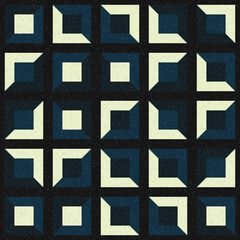 Abstract Geometric Pattern generative computational art illustration