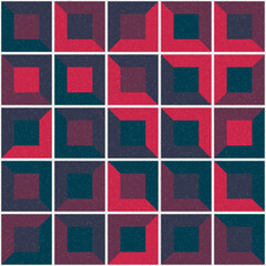 Abstract Geometric Pattern generative computational art illustration