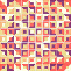 Abstract Geometric Pattern generative computational art illustration