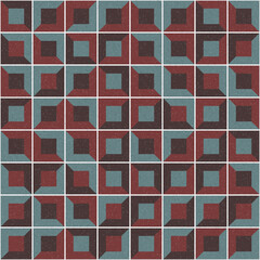 Abstract Geometric Pattern generative computational art illustration