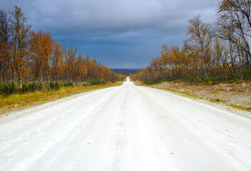 Auf der Flatruet in Schweden im Herbst