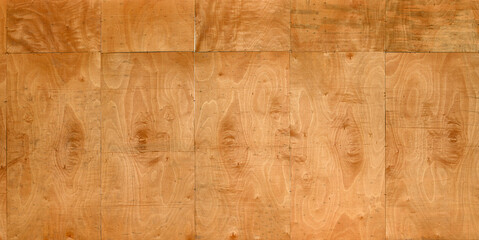 close up background and texture of rubber plywood sheet  on Temporary wall.