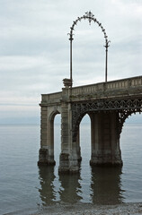 Halbbruecke am Schloss von Friedrichshafen am Bodensee.