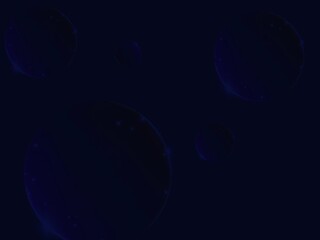 Dark navy background picture with the light texture of soap bubbles.