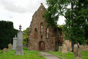 Fototapeta na wymiar Ruin of an old church