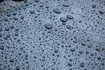 rain droplet car surface 비딩 자동차 표면 물방울