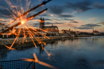 Silvester in Magdeburg an der Elbe