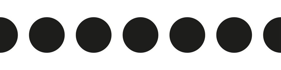 Fototapeta na wymiar Polka dot black and white seamless dots vector wallpaper decorative texture pattern illustration.