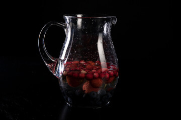 Berries in the water