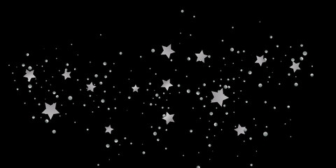 Silver glitter confetti.