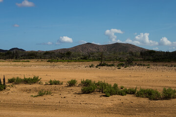 Fototapeta na wymiar Desierto de la Guajira, cabo de La Vela