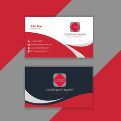 Business card, corporate business card, design in vector, minimal, design, modern