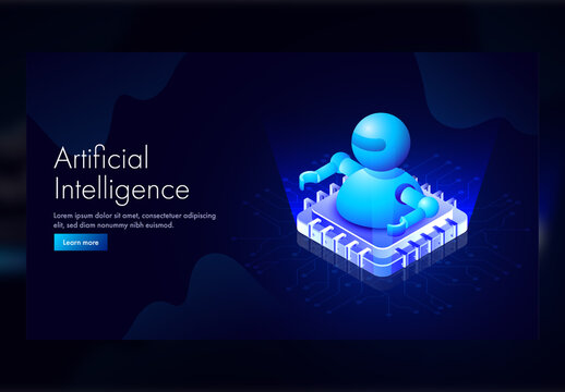 Virtual Assistant Conceptual Website Landing Page